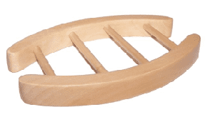 Wooden Sponge Rack - Oval