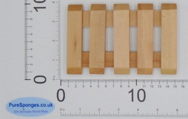 Wooden Sponge Rack - Wide Ladder